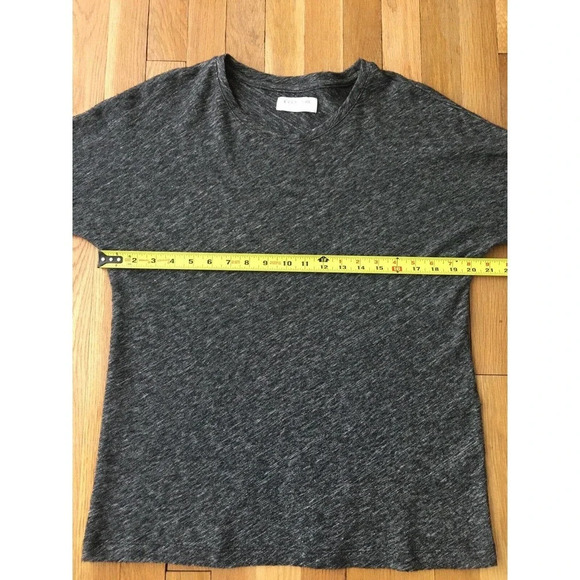 Everlane Pullover Short Sleeve Heathered Gray S - Picture 6 of 7